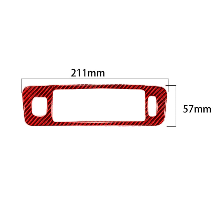 Car Central Control Lower Air Outlet Decorative Sticker for Volvo V60 2010-2017, Right Drive, Central Control Lower Air Outlet, Right Drive