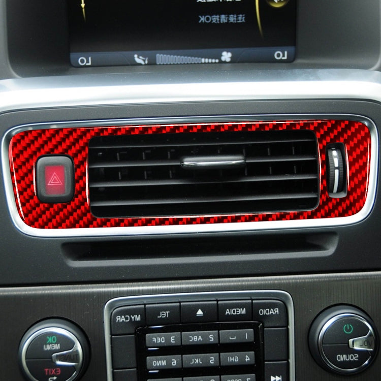 Car Central Control Lower Air Outlet Decorative Sticker for Volvo V60 2010-2017, Right Drive, Central Control Lower Air Outlet, Right Drive