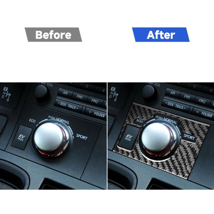 Car Control Panel Low-level Configuration Decorative Sticker for Lexus CT 2011-2017, Right Drive, Control Panel Low-level, Right Drive