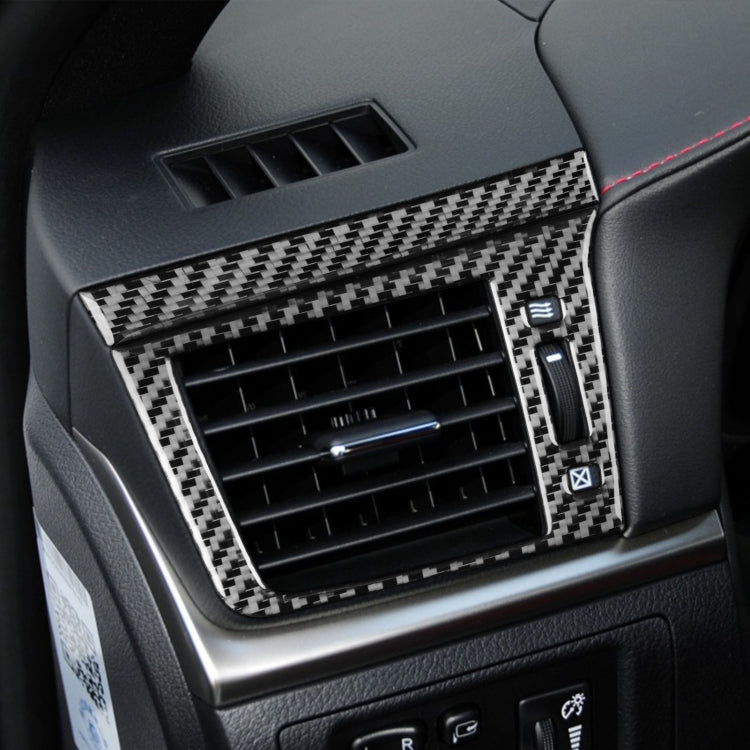 Car Carbon Fiber Left and Right Air Outlet Decorative Sticker for Lexus CT 2011-2017, Left Drive, Left and Right Air Outlet, Left Drive