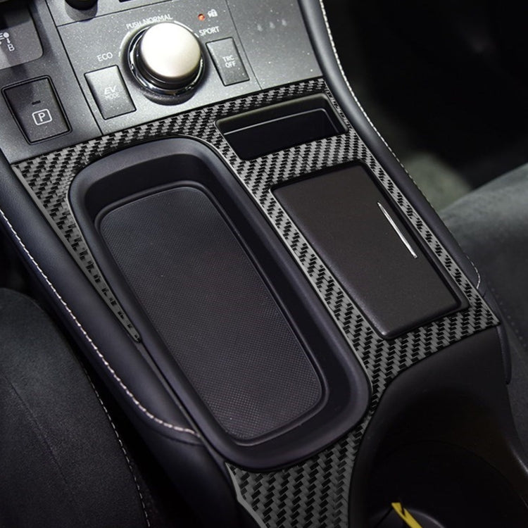 Car Carbon Fiber Central Control Panel Decorative Sticker for Lexus CT 2011-2017, Left Drive, Central Control Panel, Left Drive