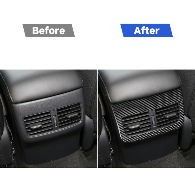 Car Carbon Fiber Rear Air Outlet Decorative Sticker for Mazda 3 Axela 2020, Left and Right Drive, Rear Air Outlet
