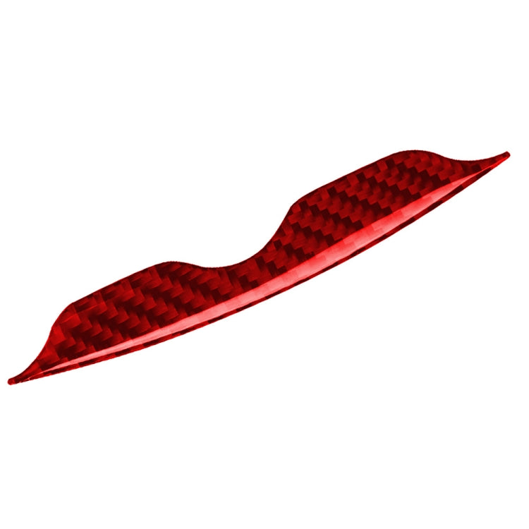 Car Carbon Fiber Air Conditioning Adjustment Panel Decorative Strip for Nissan 370Z / Z34 2009-, Left and Right Drive Universal