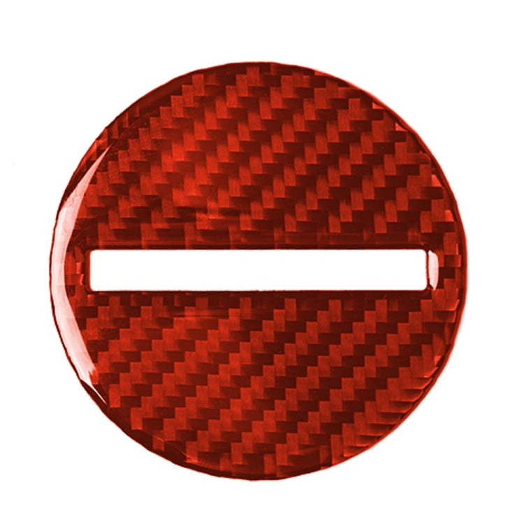 Car Carbon Fiber Steering Wheel Logo Decorative Sticker for Chevrolet Camaro 2017-2019, Left and Right Drive Universal, Steering Wheel Logo