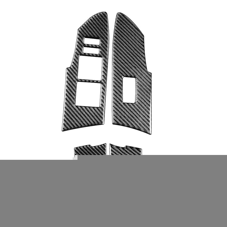 Car Carbon Fiber Window Lift Decorative Sticker for Toyota Corolla / Levin 2014-2018, Right Drive, Window Lift, Right Drive