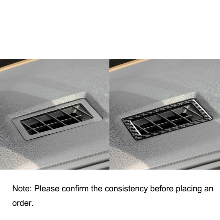 Car Carbon Fiber Dashboard Air Outlet Decorative Sticker for Toyota Corolla / Levin 2014-2018, Left and Right Drive Universal
