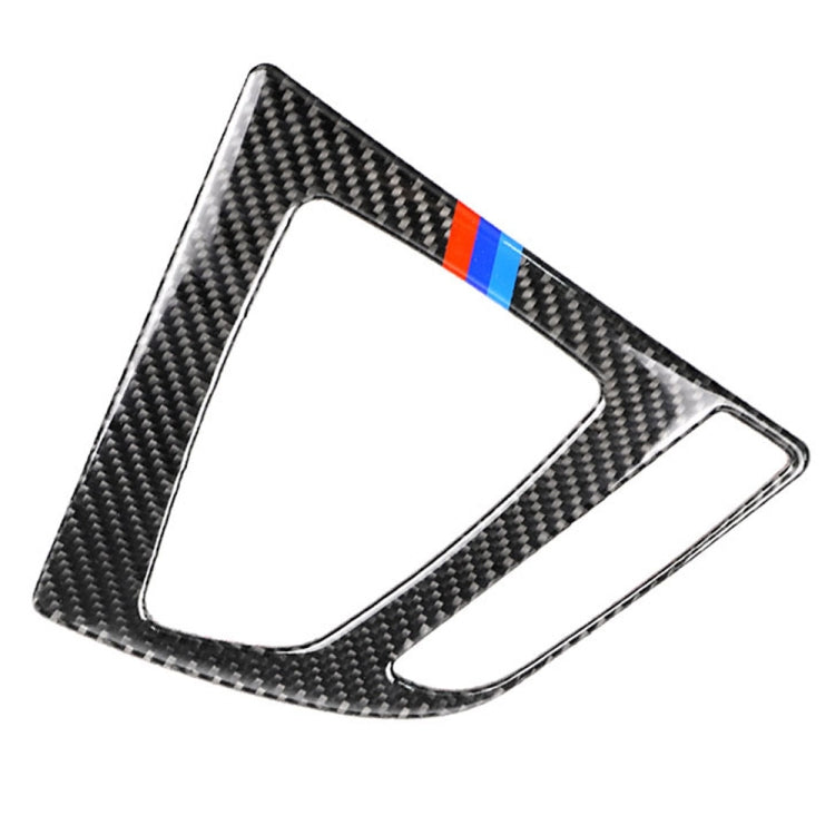 Three Color Carbon Fiber Car Gear Panel Decorative Sticker for BMW (F30) 2013-2017 / (F34) 2013-2017,Right Drive, Right Drive
