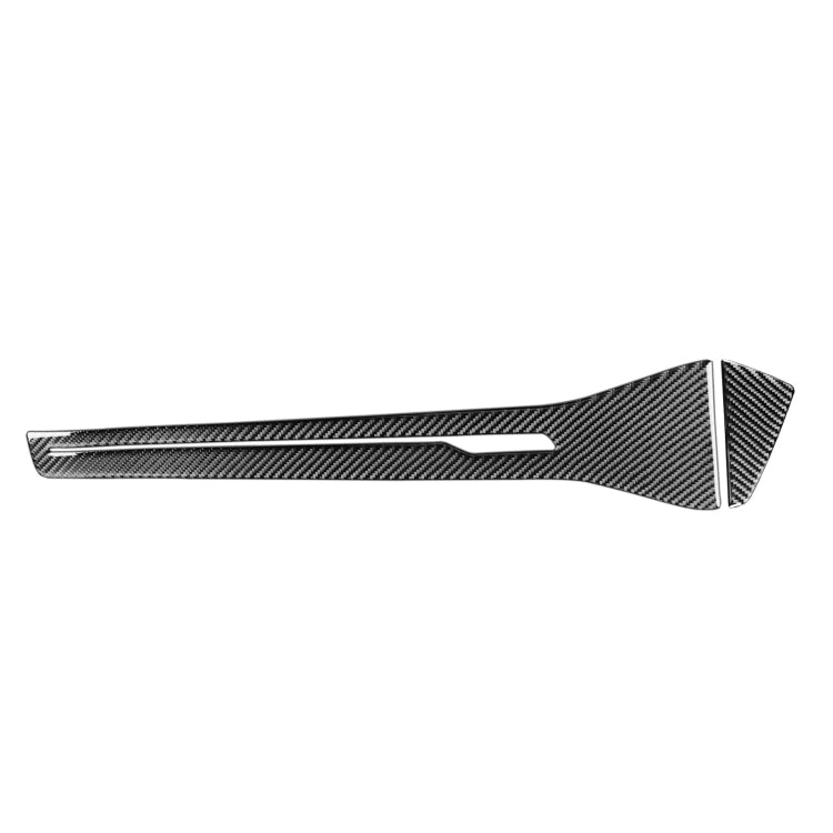 Car Carbon Fiber Central Control Decorative Sticker for Audi A6L / A7 2019-, Right Drive, Central Control, Right Drive