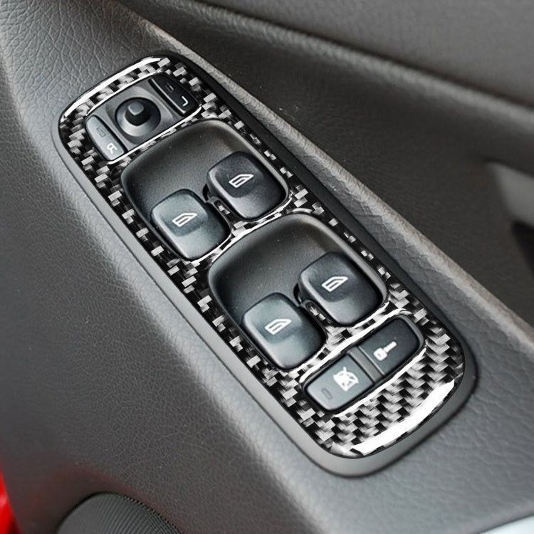 4 in 1 Car Carbon Fiber Door Set A Decorative Sticker for Volvo XC90 2003-2014, Right Drive, Door Set A, Right Drive