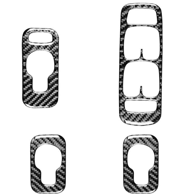 Car Carbon Fiber Window Lift A Decorative Sticker for Volvo XC90 2003-2007, Right Drive, Window Lift A, Right Drive