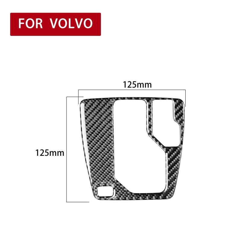 Car Carbon Fiber Gears Decorative Sticker for Volvo XC90 2003-2014, Right Drive, Gears, Right Drive