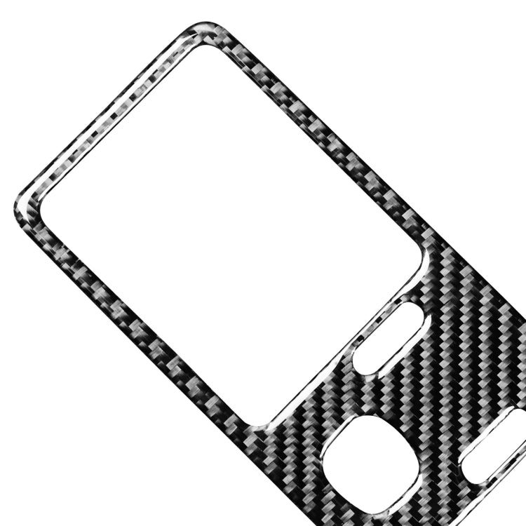 Car Carbon Fiber Central Air Outlet Decorative Sticker for Volvo XC90 2003-2014, Left and Right Drive Universal, Central Air Outlet
