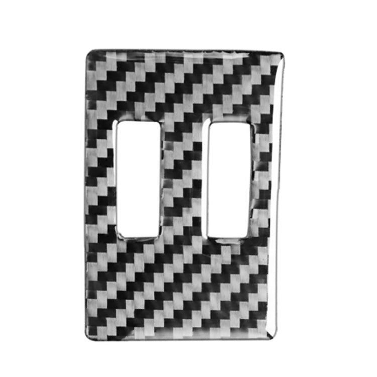 Car Carbon Fiber Air Conditioning Knob Decorative Sticker for Audi A6L / A7 2019-, Left Drive, Air Conditioning Knob, Left Drive