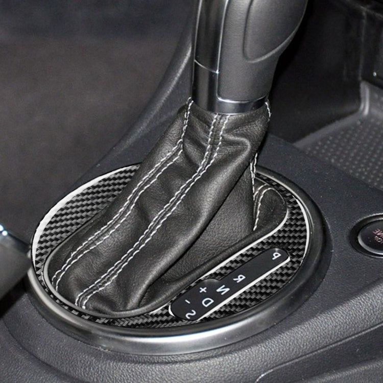 Car Carbon Fiber Gear Panel Inside Frame Decorative Sticker for Volkswagen Beetle 2012-2019, Right Drive, Gear Panel Inside Frame, Right Drive