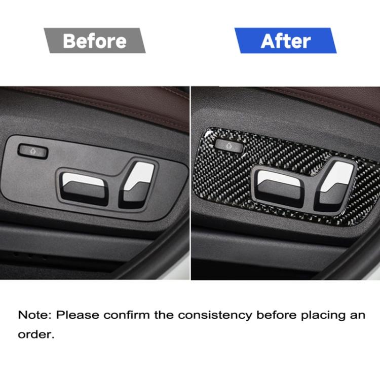 Car Carbon Fiber M High Performance Door Handle B Decorative Sticker for BMW G01 X3 2018-2020 / G02 X4 2019-2020, Left and Right Drive Universal, Door Handle B