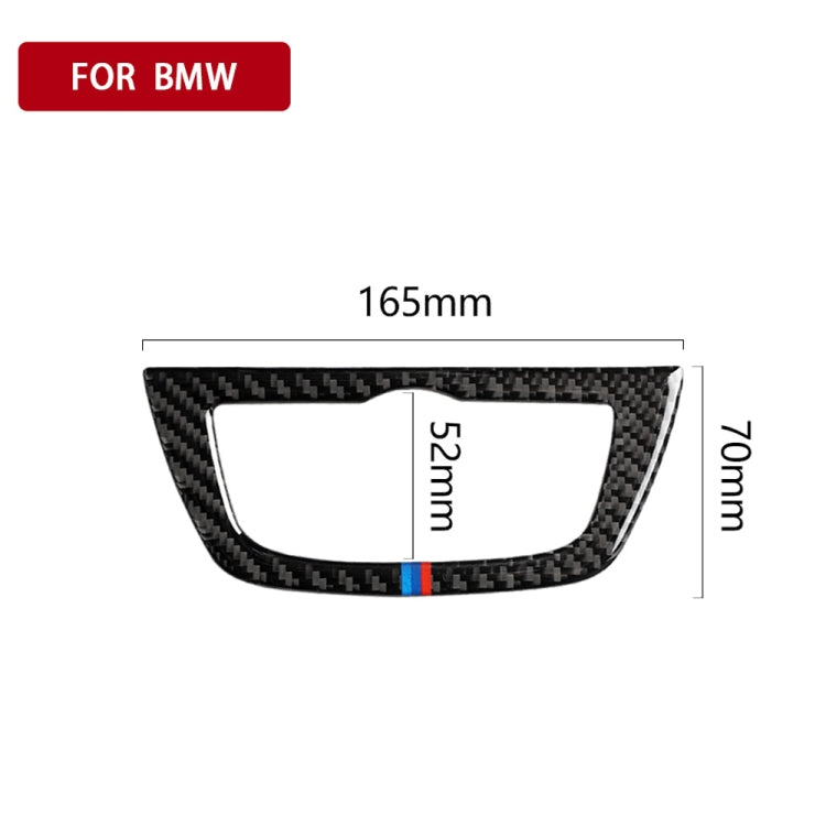 Car Carbon Fiber Headlight Switch 3-color Decorative Sticker for BMW G01 X3 2018-2020 / G02 X4 2019-2020, Left and Right Drive Universal, Headlight Switch 3-color