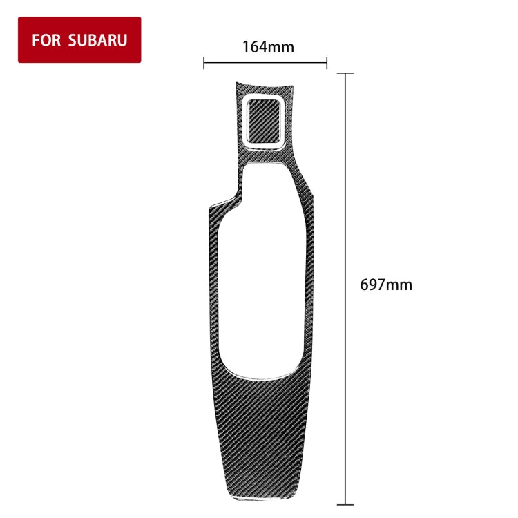 2 in 1 Car Carbon Fiber Central Armrest Panel Set A Decorative Sticker for Subaru BRZ / Toyota 86 2017-2019, Left Drive, Central Armrest Panel Set A, Left Drive