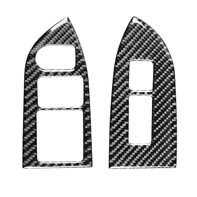 2 in 1 Car Carbon Fiber Window Lift Panel Decorative Sticker for Subaru BRZ / Toyota 86 2017-2019, Left Drive, Window Lift Panel, Left Drive
