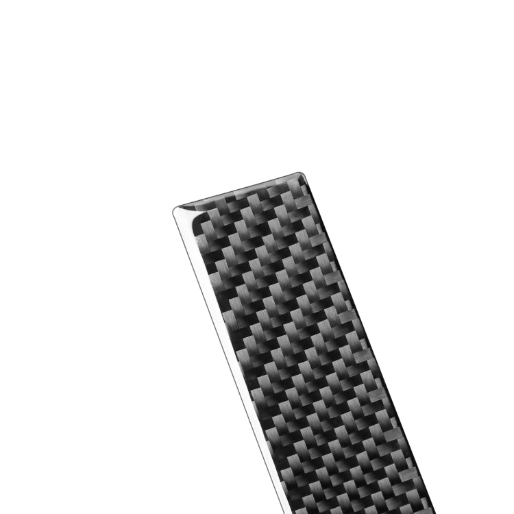 2 PCS / Set Carbon Fiber Car Rearview Mirror Anti-scratch Strip Decorative Sticker for Toyota Tundra 2014-2018, Left Right Driving, Rearview Mirror Anti-scratch Strip