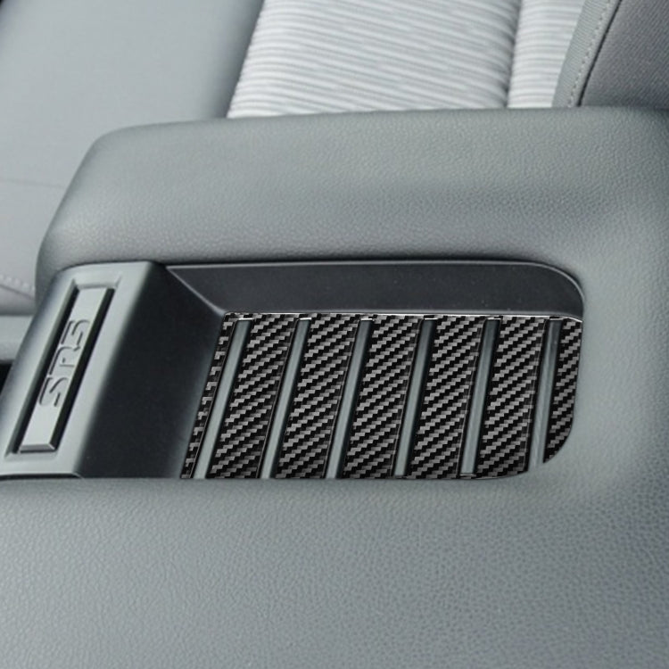 Carbon Fiber Car Armrest Box Slot Pad Decorative Sticker for Toyota Tundra 2014-2018, Left Right Driving Universal, Armrest Box Slot Pad