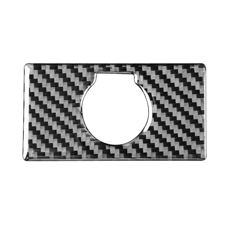 Carbon Fiber Car Rear Cigarette Lighter Switch Decorative Sticker for Toyota Tundra 2014-2018, Left Right Driving Universal, Rear Cigarette Lighter Switch
