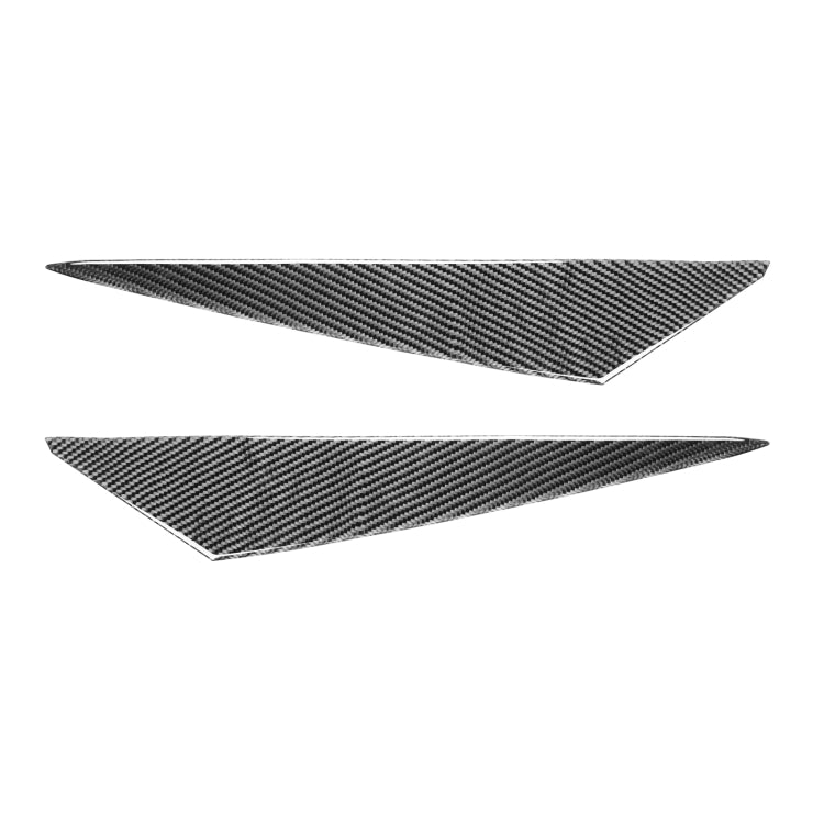 2 PCS / Set Carbon Fiber Car Lamp Eyebrow Decorative Sticker for BMW X1/E84 2009-2014, Drop Glue Version, For BMW X1/E84 2009-2014