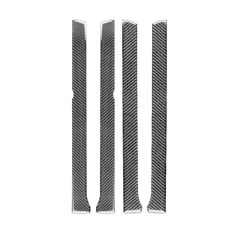 4 PCS / Set Carbon Fiber Car Window Inside Decorative Sticker for Toyota 4Runner 2010-2020, Window Inside
