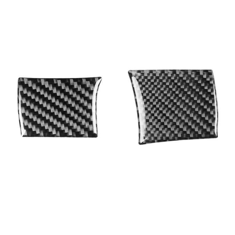 Carbon Fiber Car Steering Wheel Left Right Side Decorative Sticker for Dodge Challenger 2015 to Now, Left Driving, Steering Wheel Left Right Side