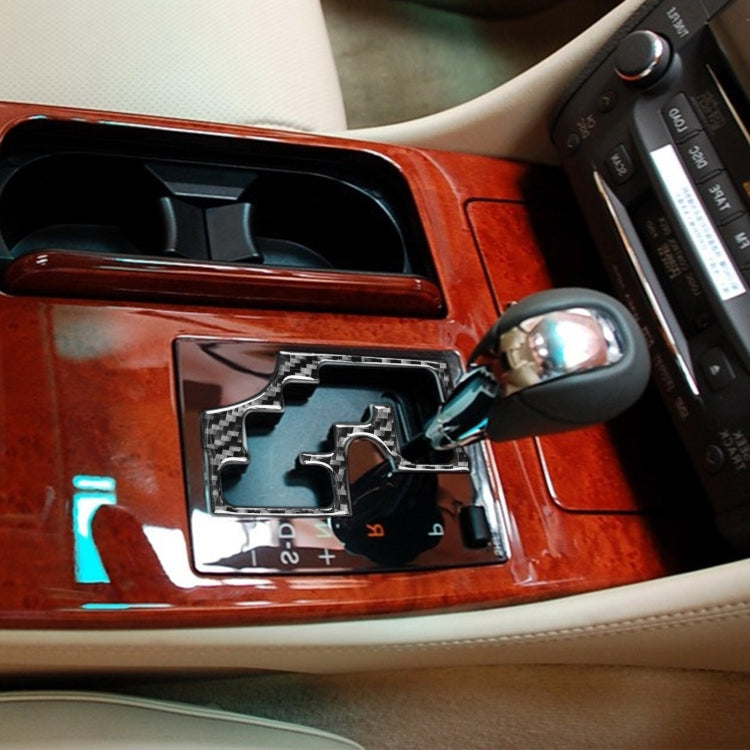 Carbon Fiber Car Gear Panel Inner Frame A Version Decorative Sticker for Lexus GS 2006-2011,Right Drive, Gear Panel Inner Frame A Version,Right Drive