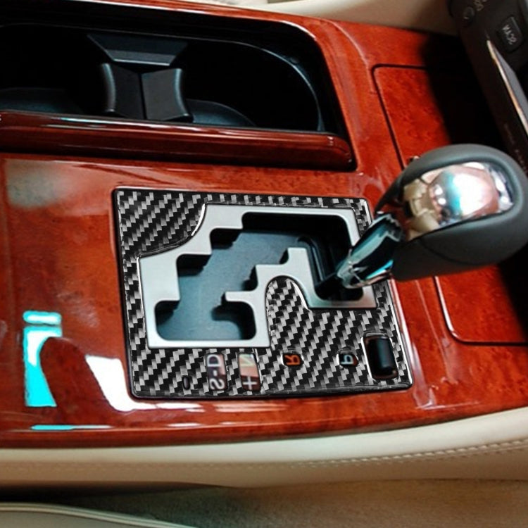Carbon Fiber Car Gear Panel Outside Frame A Version Decorative Sticker for Lexus GS 2006-2011,Right Drive, Gear Panel Outside Frame A Version,Right Drive