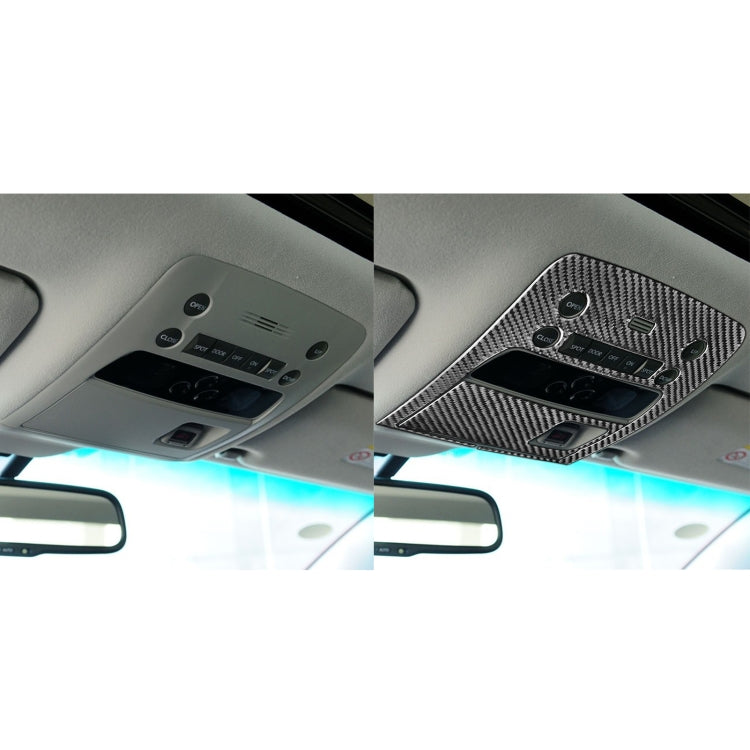 2 PCS / Set Carbon Fiber Car Reading Light Panel B Version Decorative Sticker for Lexus GS 2006-2011,Left and Right Drive Universal