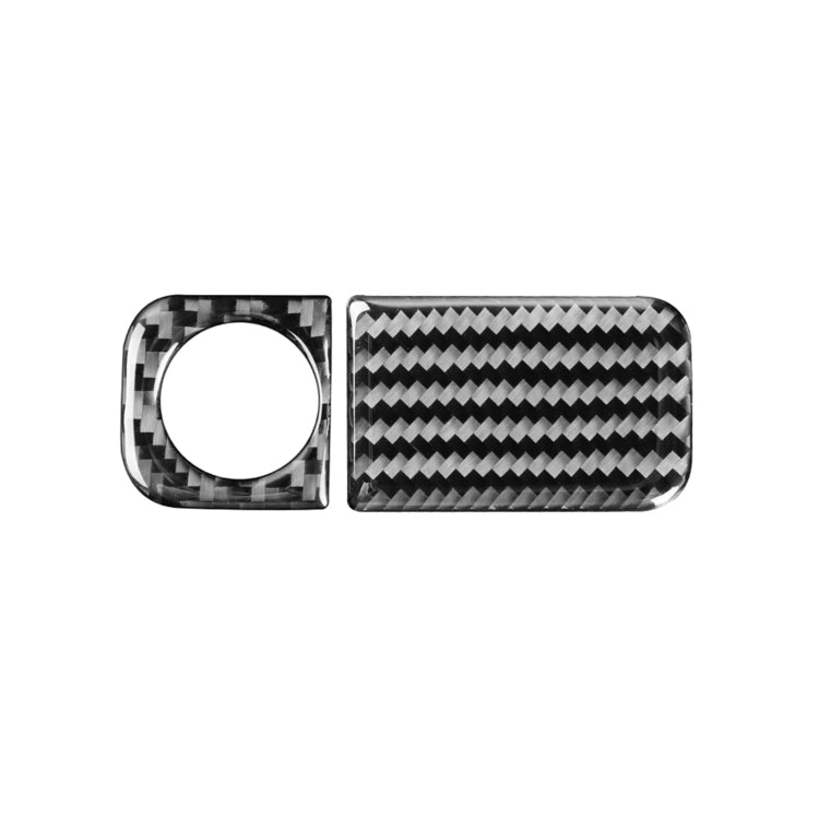 2 PCS / Set Carbon Fiber Car Glove Box Opening Frame Decorative Sticker for Honda CRV 2007-2011,Left Drive, Glove Box Opening Frame,Left Drive
