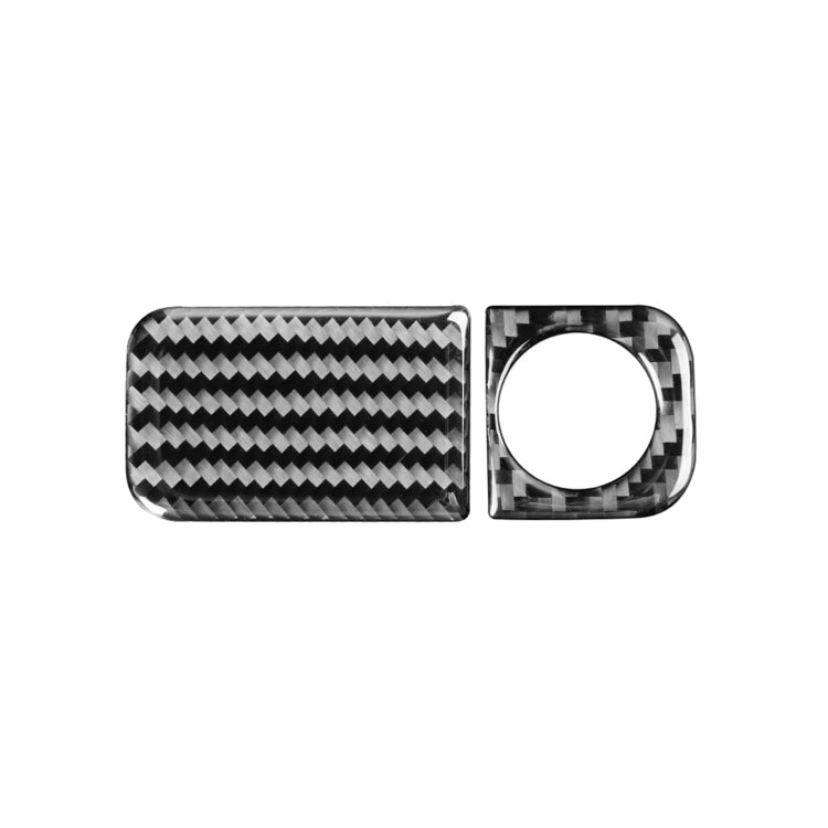 2 PCS / Set Carbon Fiber Car Glove Box Opening Frame Decorative Sticker for Honda CRV 2007-2011,Right Drive, Glove Box Opening Frame,Right Drive