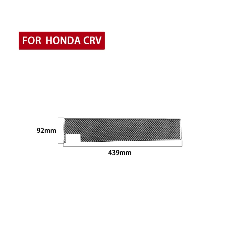Carbon Fiber Car Co-pilot Glove Box Panel Decorative Sticker for Honda CRV 2007-2011,Left Drive, Co-pilot Glove Box Panel ,Left Drive