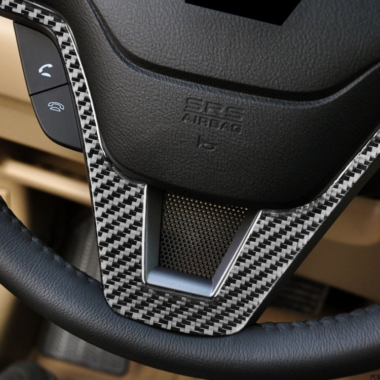 Carbon Fiber Car Steering Wheel Decorative Sticker for Honda CRV 2007-2011,Left and Right Drive Universal, Steering Wheel