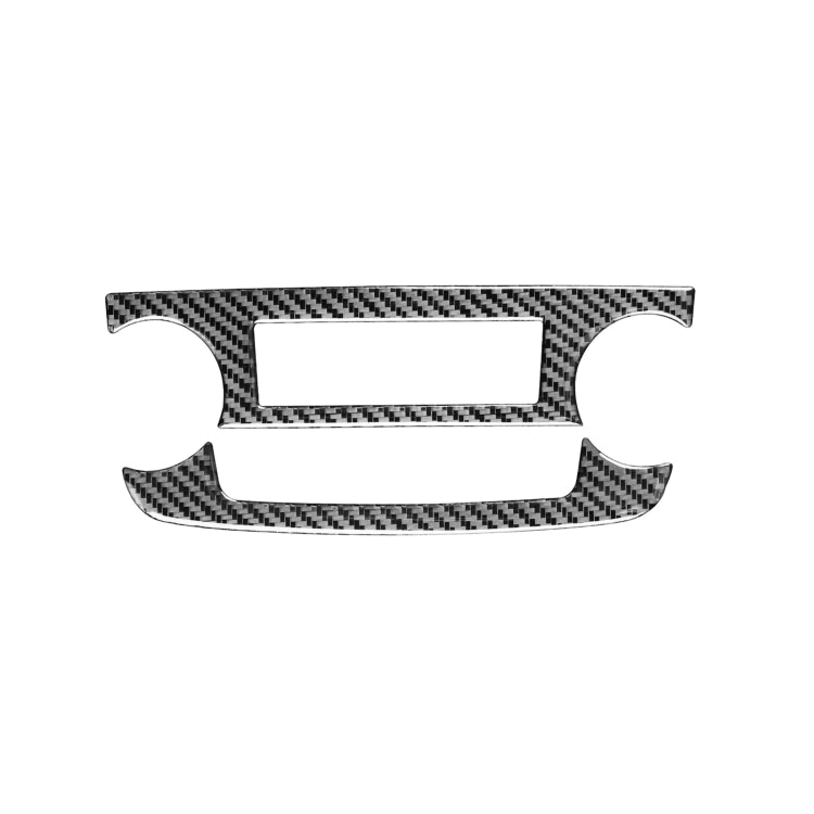 2 PCS / Set Carbon Fiber Car Central Control CD Volume Switch Frame Decorative Sticker for Honda CRV 2007-2011,Left and Right Drive Universal, Central Control CD Volume Switch Frame