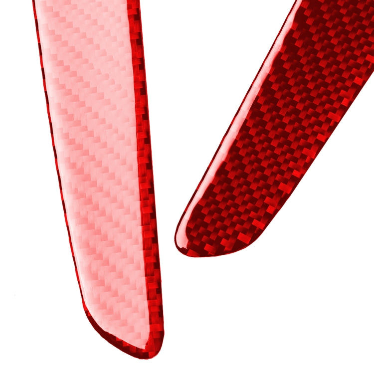 2 PCS / Set Carbon Fiber Car Welcome Pedal Decorative Sticker for Alfa Romeo Giulia 2017-2019,Left and Right Drive Universal, Welcome Pedal