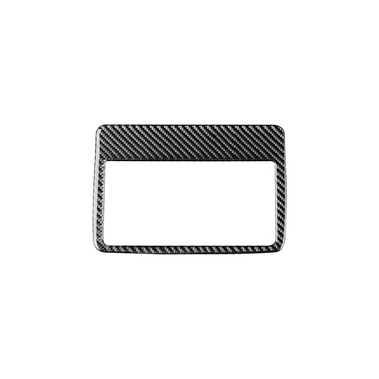Carbon Fiber Car Navigation Frame Decorative Sticker for Audi Q3 2013-2018,Left and Right Drive Universal, Navigation Frame