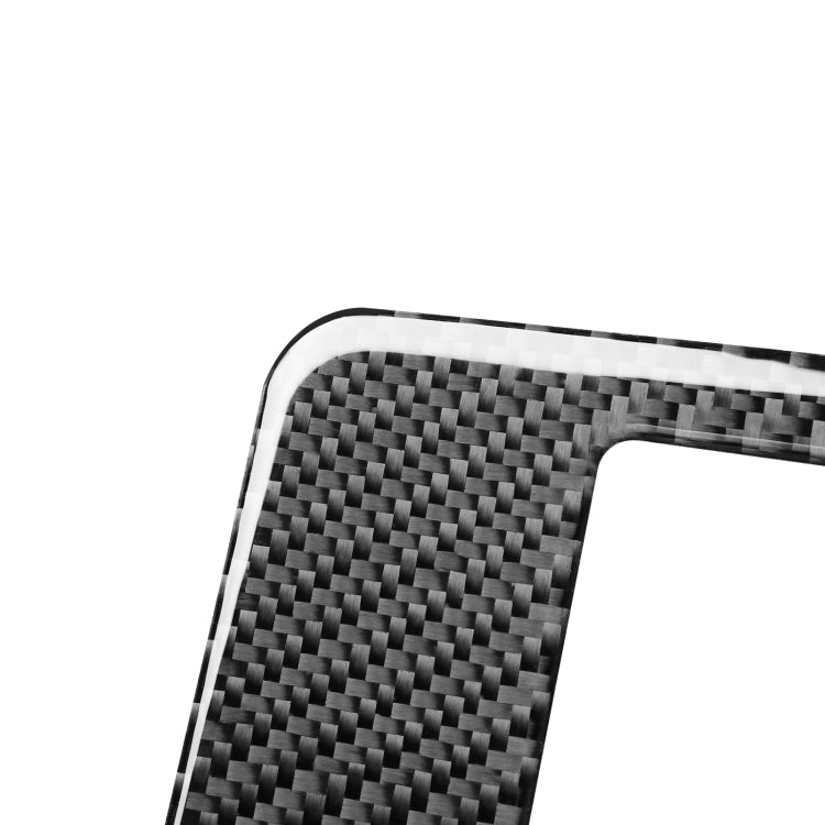 Carbon Fiber Car Navigation Frame Decorative Sticker for Audi Q3 2013-2018,Left and Right Drive Universal, Navigation Frame