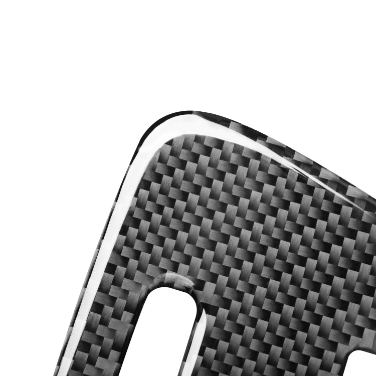 Carbon Fiber Car Central Control CD Panel Decorative Sticker for Audi Q3 2013-2018,Left and Right Drive Universal, Central Control CD Panel