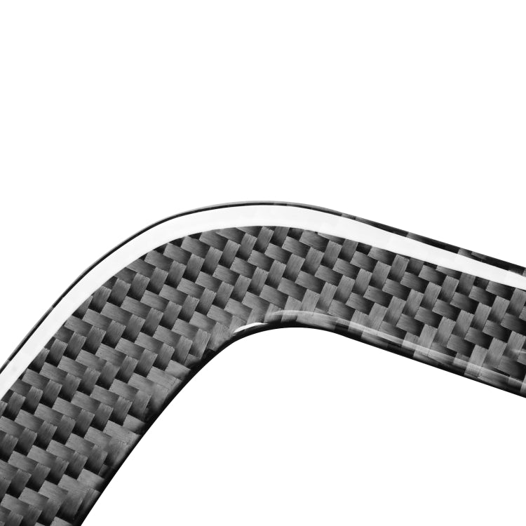 2 PCS / SetCarbon Fiber Car Gear Panel Decorative Sticker for Audi Q3 2013-2018,Left and Right Drive Universal, Gear Panel