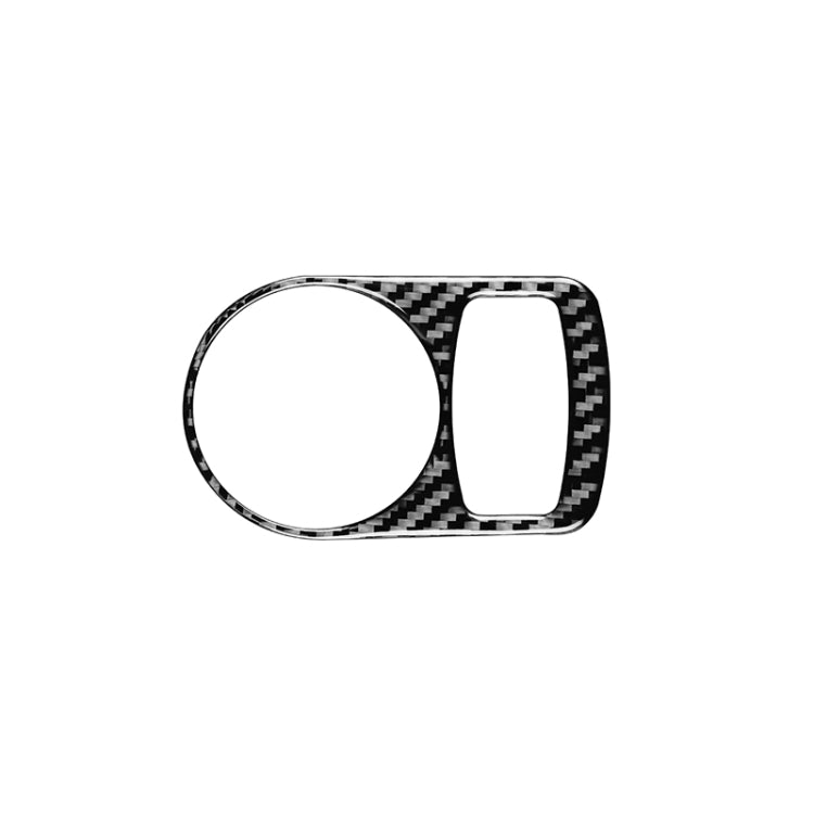 Carbon Fiber Car Headlight Switch Decorative Sticker for Audi Q3 2013-2018,Left and Right Drive Universal, Headlight Switch