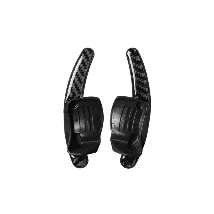 Carbon Fiber Car Central Steering Wheel Paddles Decorative Sticker for Volkswagen Golf 6 2008-2012, Central Steering Wheel Paddles