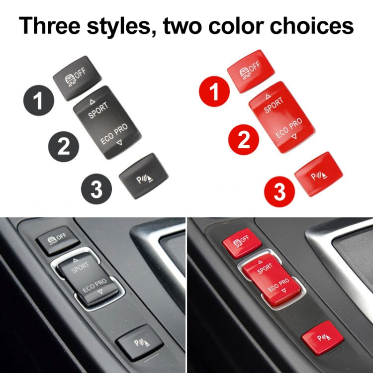 For BMW 3 Series Left Driving Car Central Control Multi-function Sport Button 6131 9252 912, Sport Button (Black), Sport Button (Red)