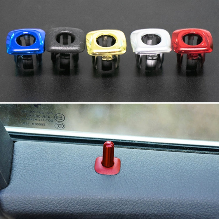 For BMW 5 Series 2011-2017 Car Interior Door Window Trim Panel Locking Knob Button Cover 5142 9171 769, Black