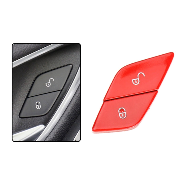For Mercedes-Benz E-Class 2016-2021 Left Driving Car Left Side Door Lock Switch Buttons 2059055251, For Mercedes-Benz E-Class Left Side (Red), For Mercedes-Benz E-Class Left Side (Black)