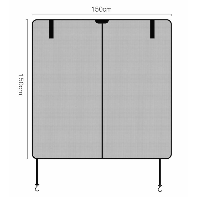 Car Tailgate Magnetic Anti-mosquito Sunshade Screen, Tailgate Sunshade