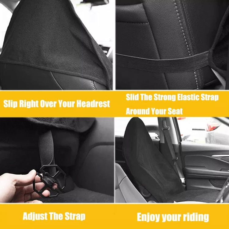 Car Universal Waterproof Anti-skid Seat Cover, Grey, Blue, White, Black, Pink