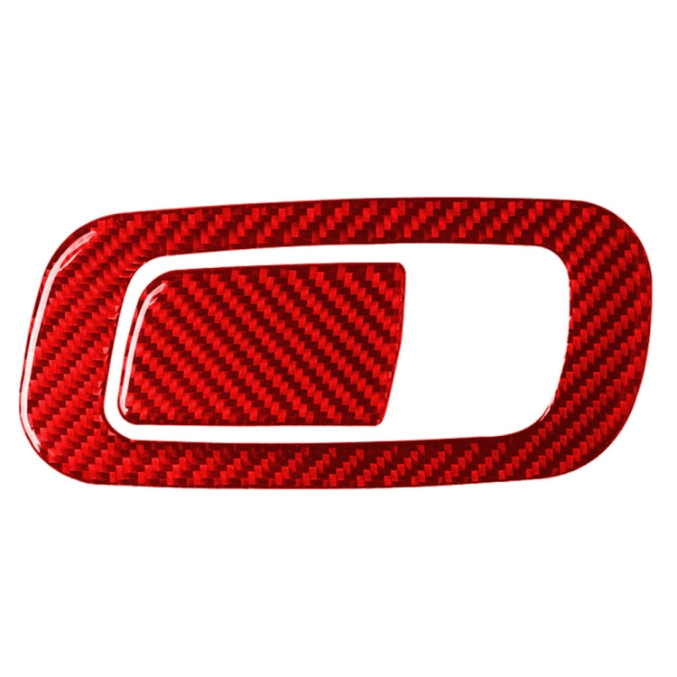 Car Carbon Fiber Storage Box Switch Frame Decorative Sticker for Honda Tenth Generation Civic 2016-2019, Left Drive, Storage Box Switch Frame Left Drive