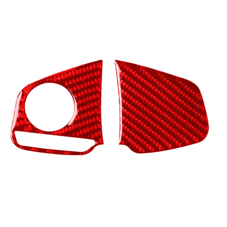 Car Carbon Fiber Steering Wheel Button Low Configuration Decorative Sticker for Honda Tenth Generation Civic 2016-2019, Left and Right Drive Universal, Steering Wheel Button Low Configuration